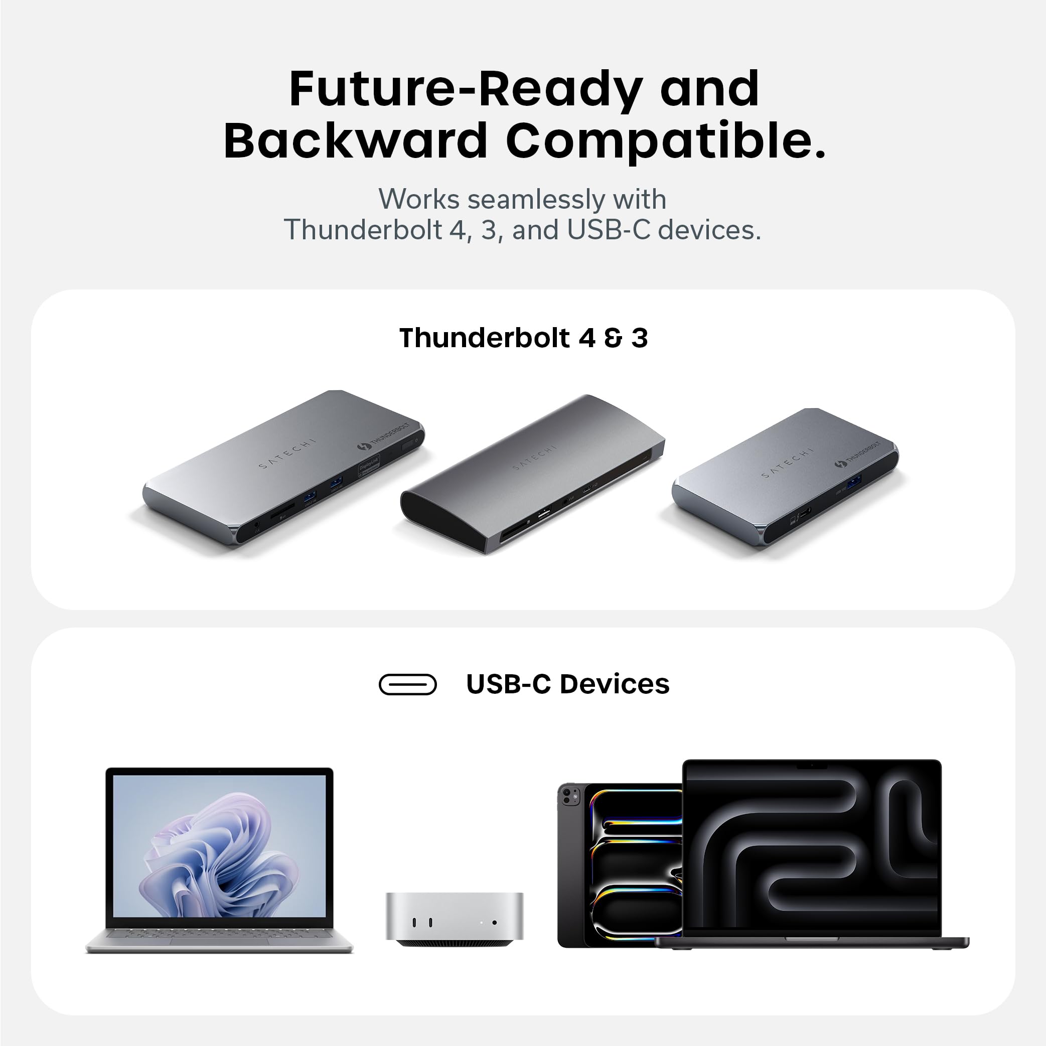 Satechi Certified Thunderbolt 5 Cable, 240W PD, 120Gb/s Data, Dual 8K@60Hz, Triple 4K@144Hz, Braided Thunderbolt 5/4/3, Compatible USB-C Cable for iPhone 17, MacBook Air/Pro, Laptops - Image 8