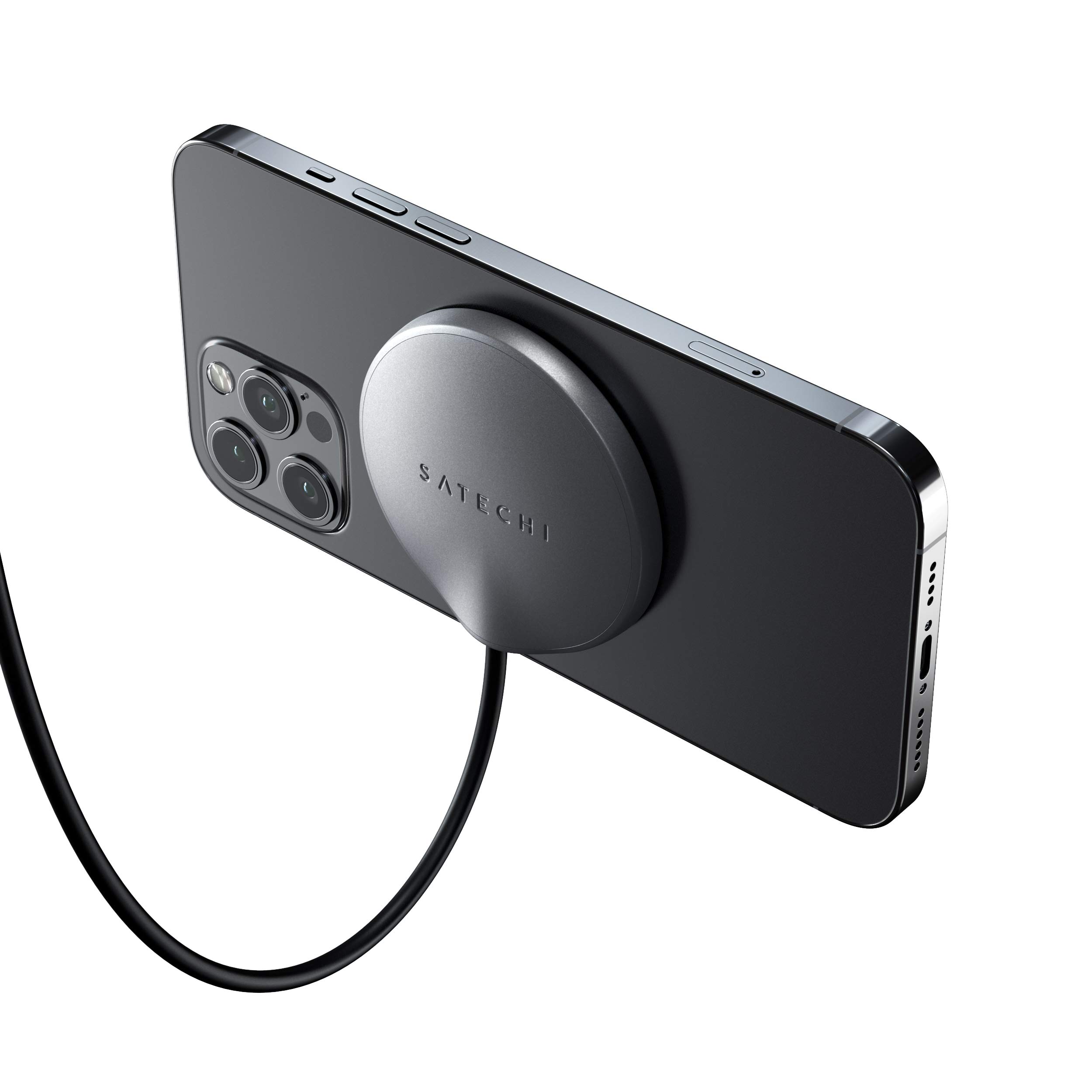 Satechi USB C Magnetic Wireless Charging Cable (Magnetic Wireless Charger) - Compatible with iPhone 16 Pro Max/16 Pro/16/16 Plus, iPhone 15 Pro Max/15 Pro/15/15 Plus and More - Image 3